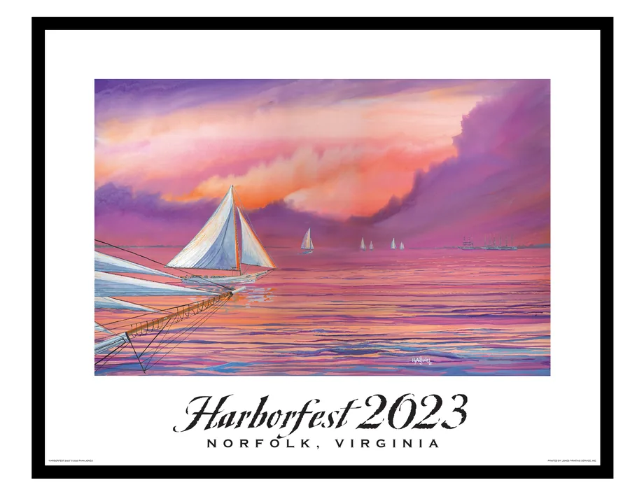 HarborFest 2023 official poster, courtesy Norfolk Festevents